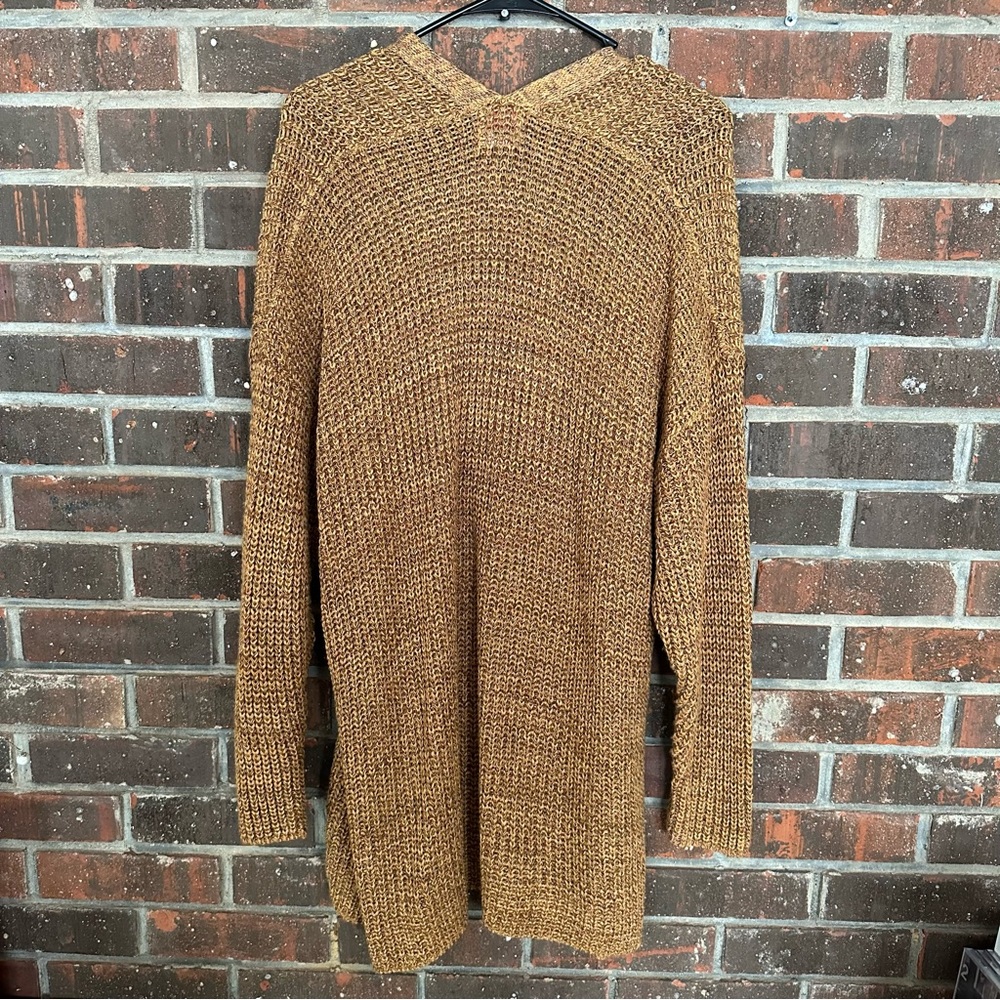 Plus Size Open Front Ruby Rd. Sweater Cardigan - Picture 4 of 4